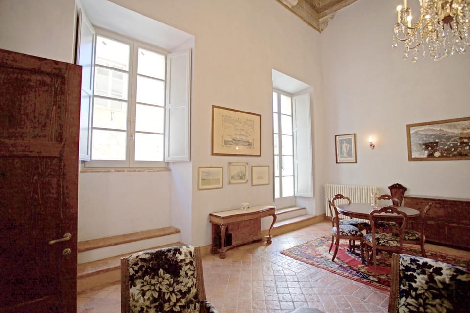 The Piano Nobile Apartment in Montepulciano
