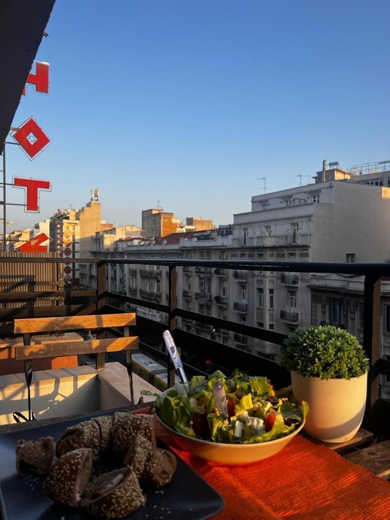 Day, View (from property/room), Balcony/Terrace, Food and drinks