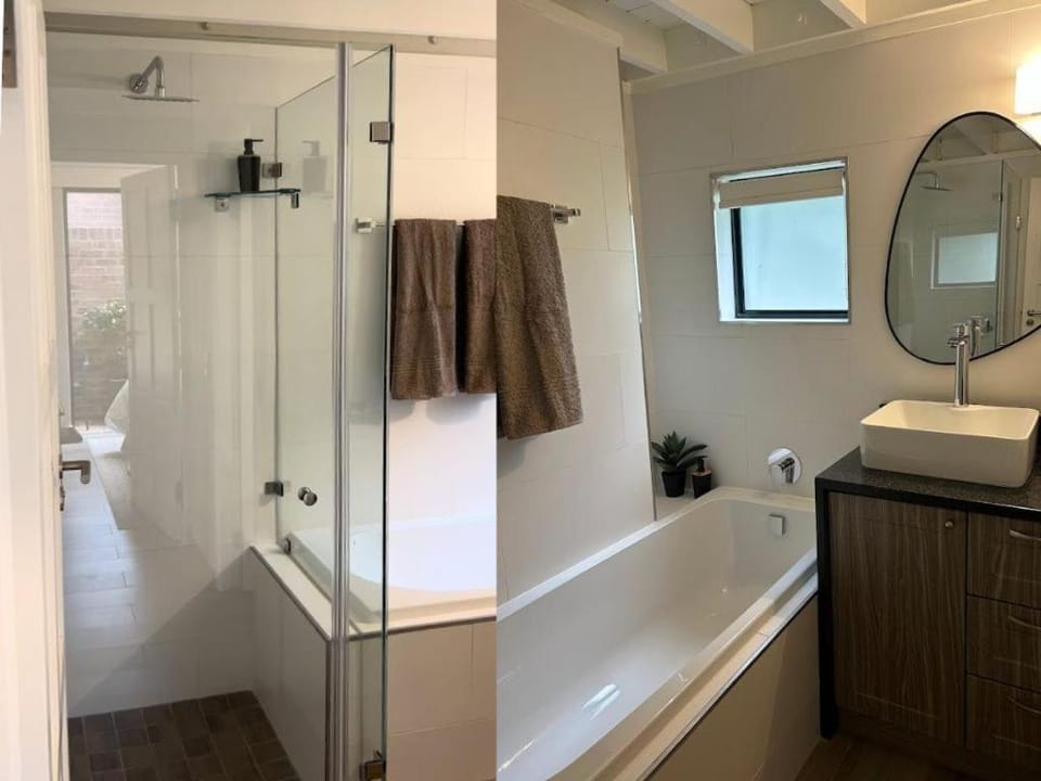 Shower, Bathroom, Bath, towels
