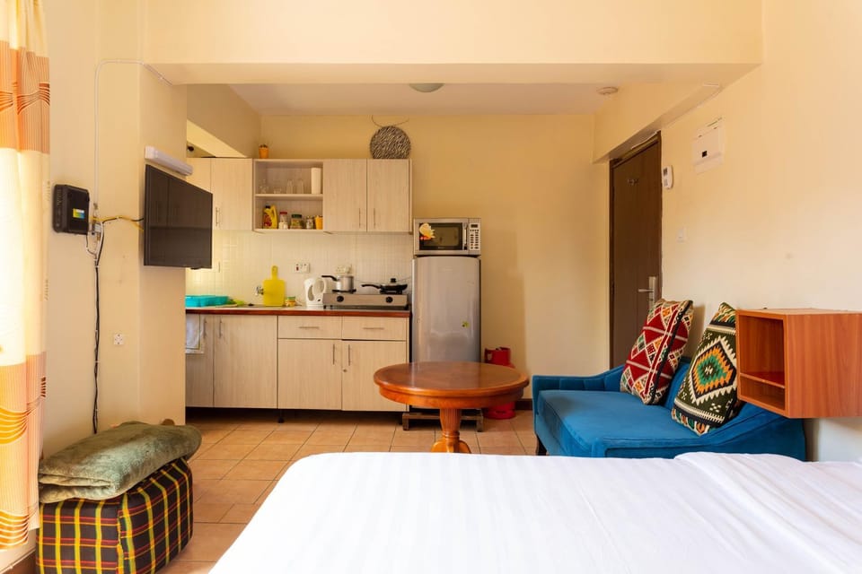 TV and multimedia, Kitchen or kitchenette, Living room, Photo of the whole room, oven