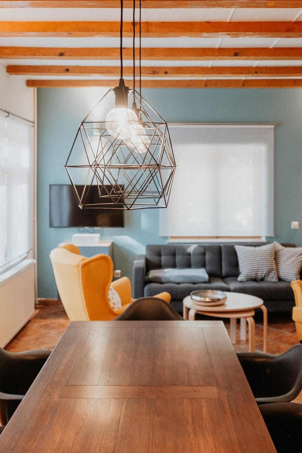 Living room, Seating area, Dining area