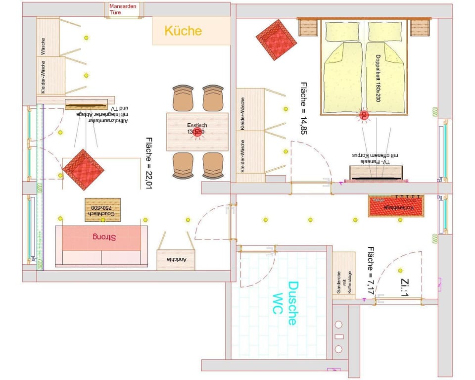 Decorative detail, Floor plan