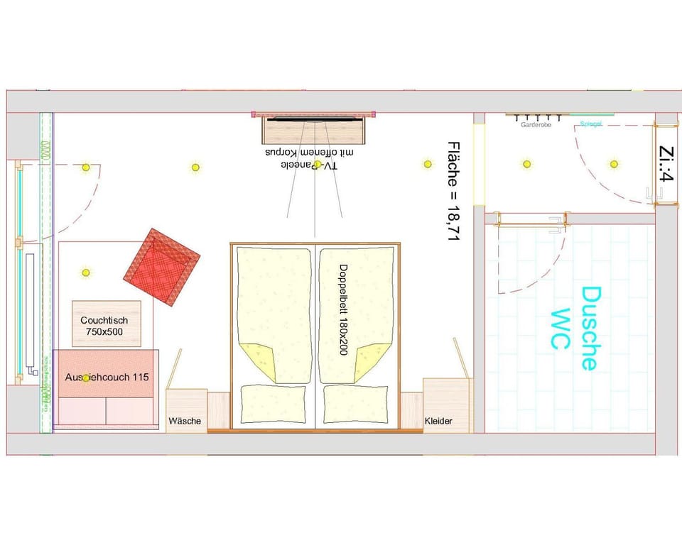 Decorative detail, Floor plan