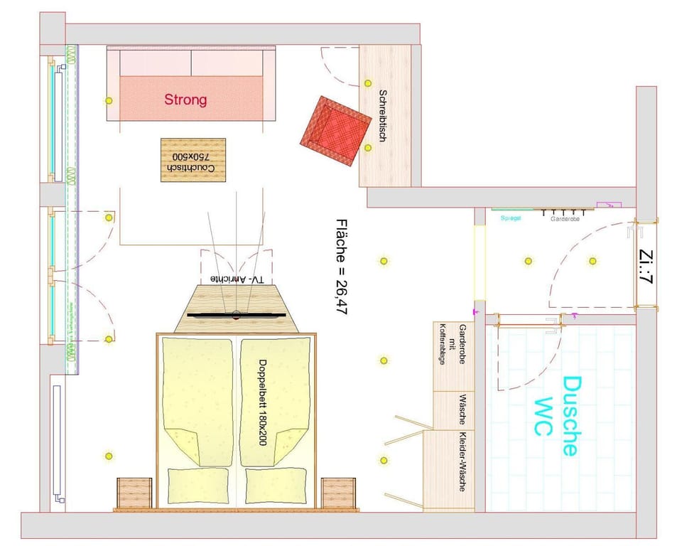 Decorative detail, Floor plan
