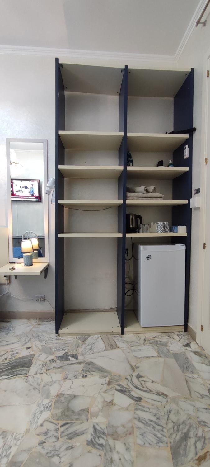 Photo of the whole room, wardrobe