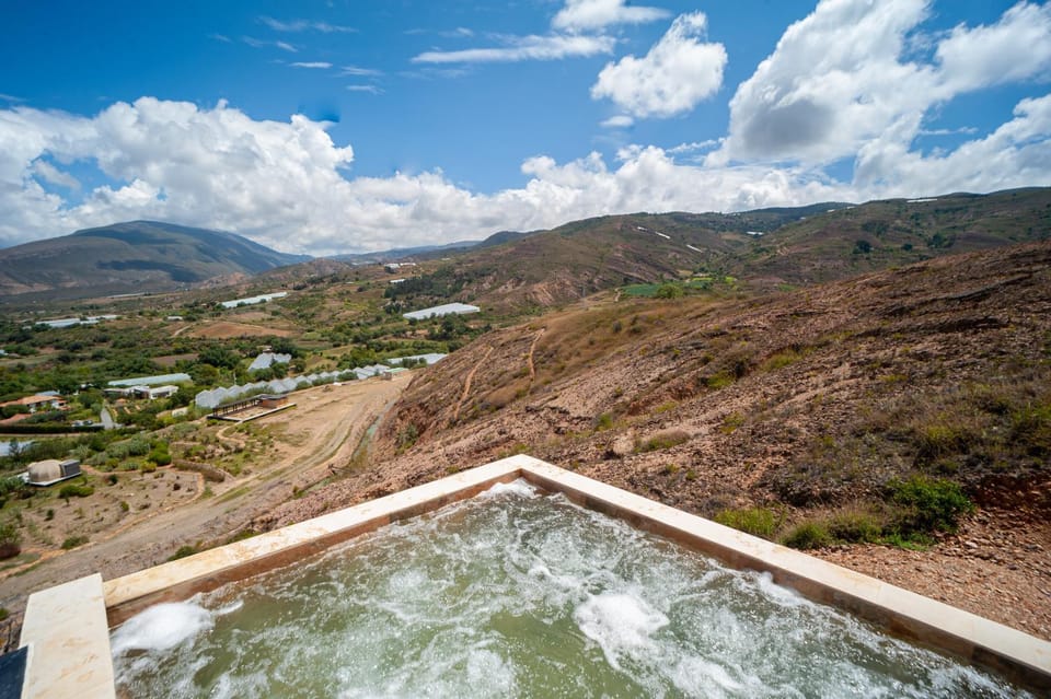 Day, Natural landscape, Mountain view, Swimming pool