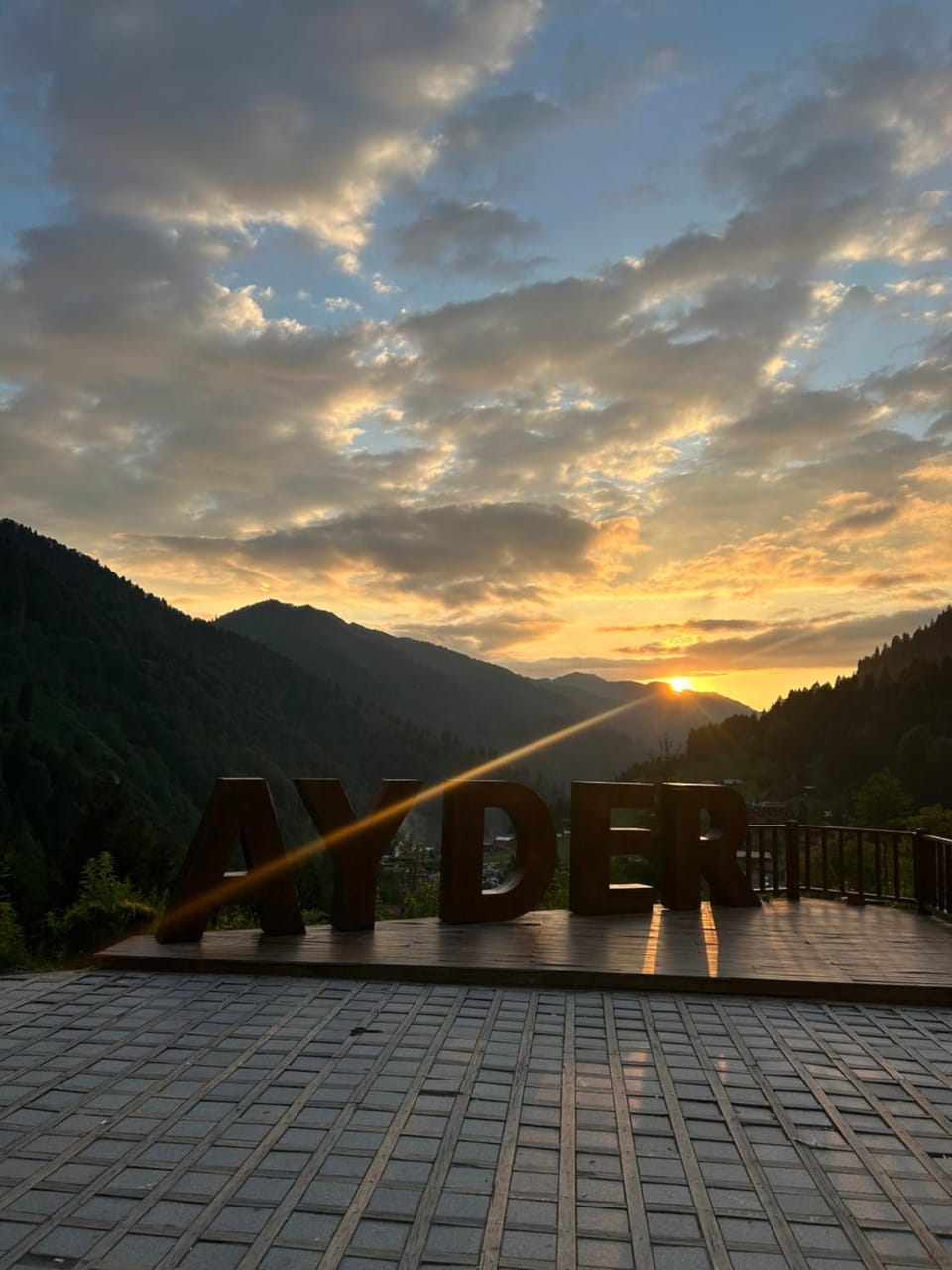 Day, Mountain view, Sunrise, Sunset