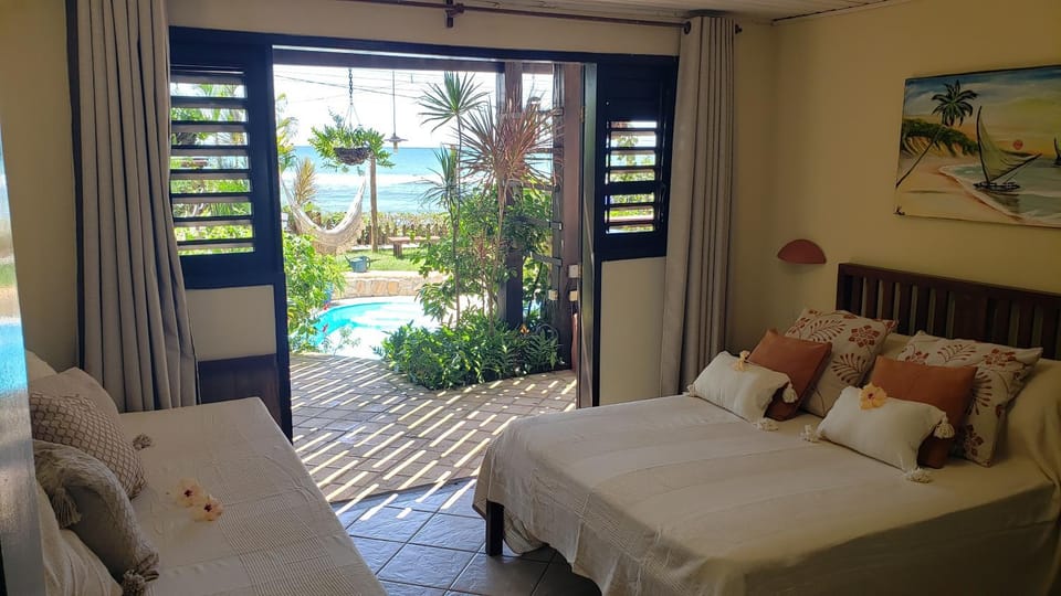 View (from property/room), Bedroom, Sea view, air conditioner