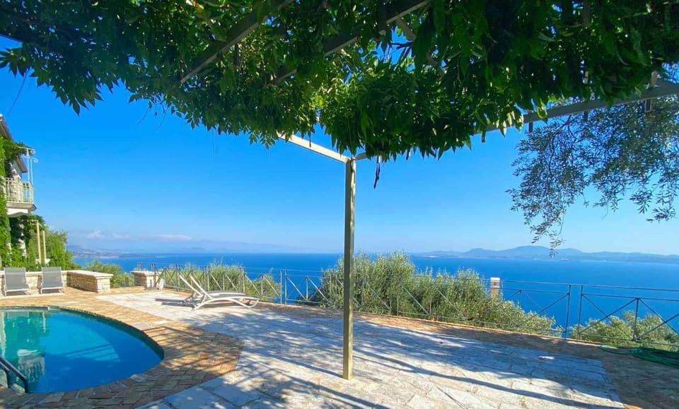 Property building, Pool view, Sea view, Swimming pool