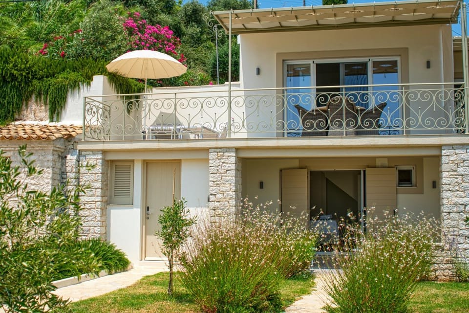 Property building, Patio, Day, Garden, View (from property/room), Balcony/Terrace, Garden view
