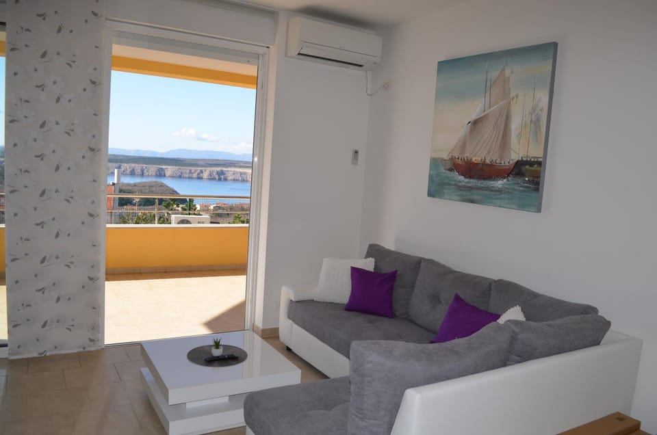 Living room, Seating area, Sea view