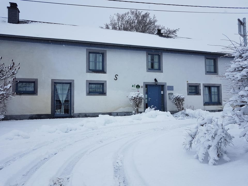 Property building, Day, Winter