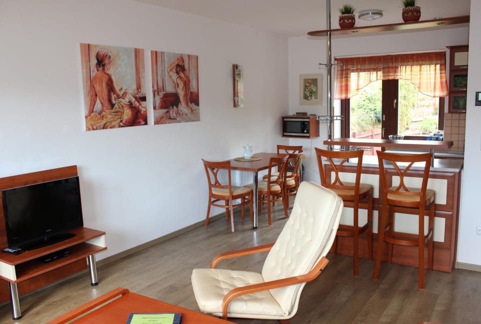 TV and multimedia, Kitchen or kitchenette, Living room, Seating area, Dining area