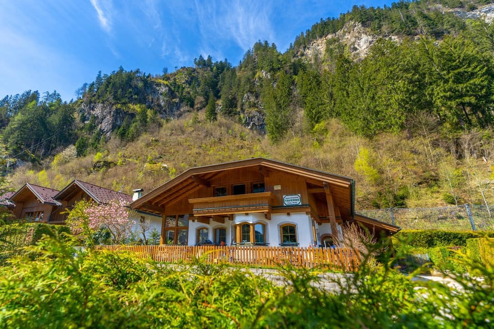 Property building, Spring, Day, Natural landscape, Mountain view