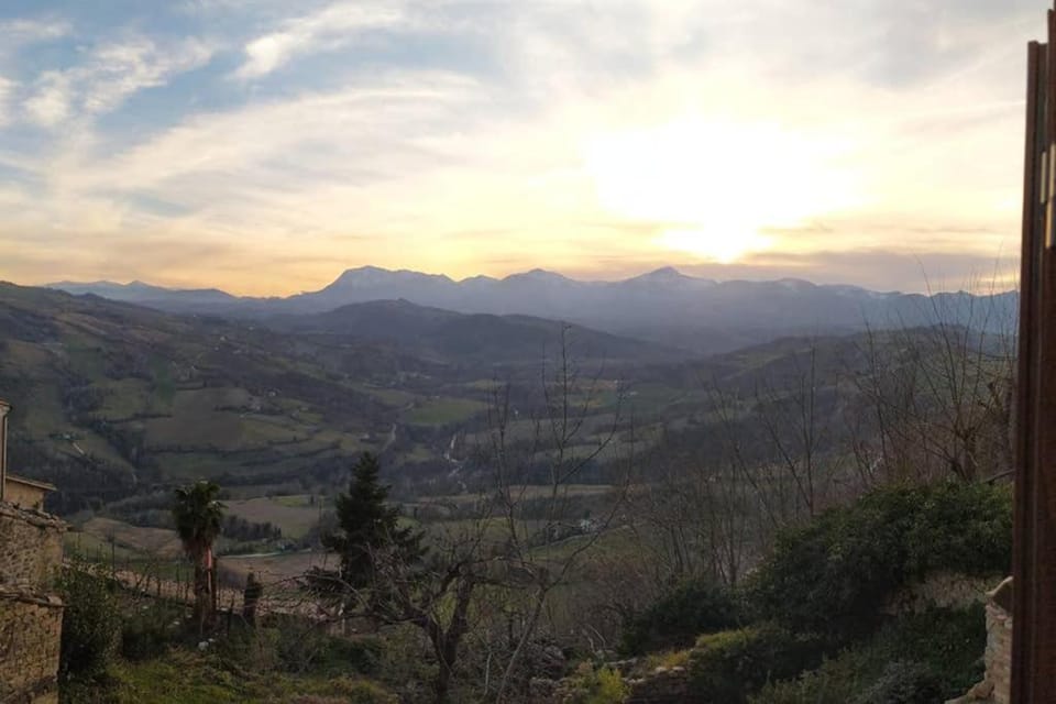 Natural landscape, Hiking, Mountain view, Sunset