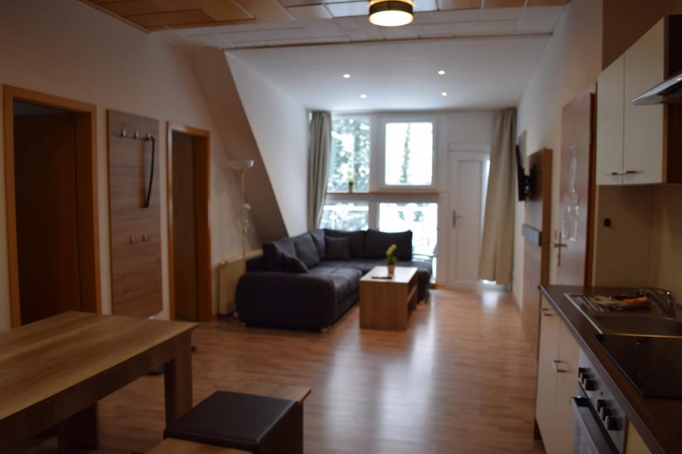 Kitchen or kitchenette, Living room