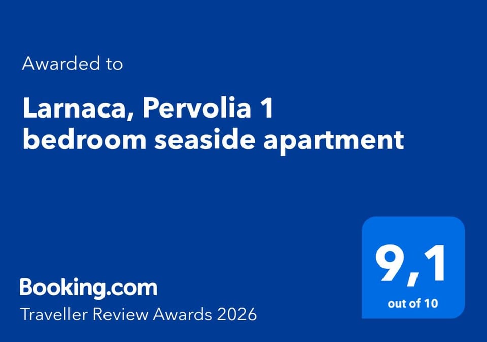 Larnaca, Pervolia 1 bedroom seaside apartment Apartment in Larnaca District