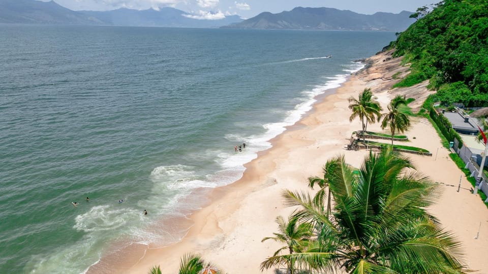 Day, Natural landscape, Beach, Mountain view, Sea view