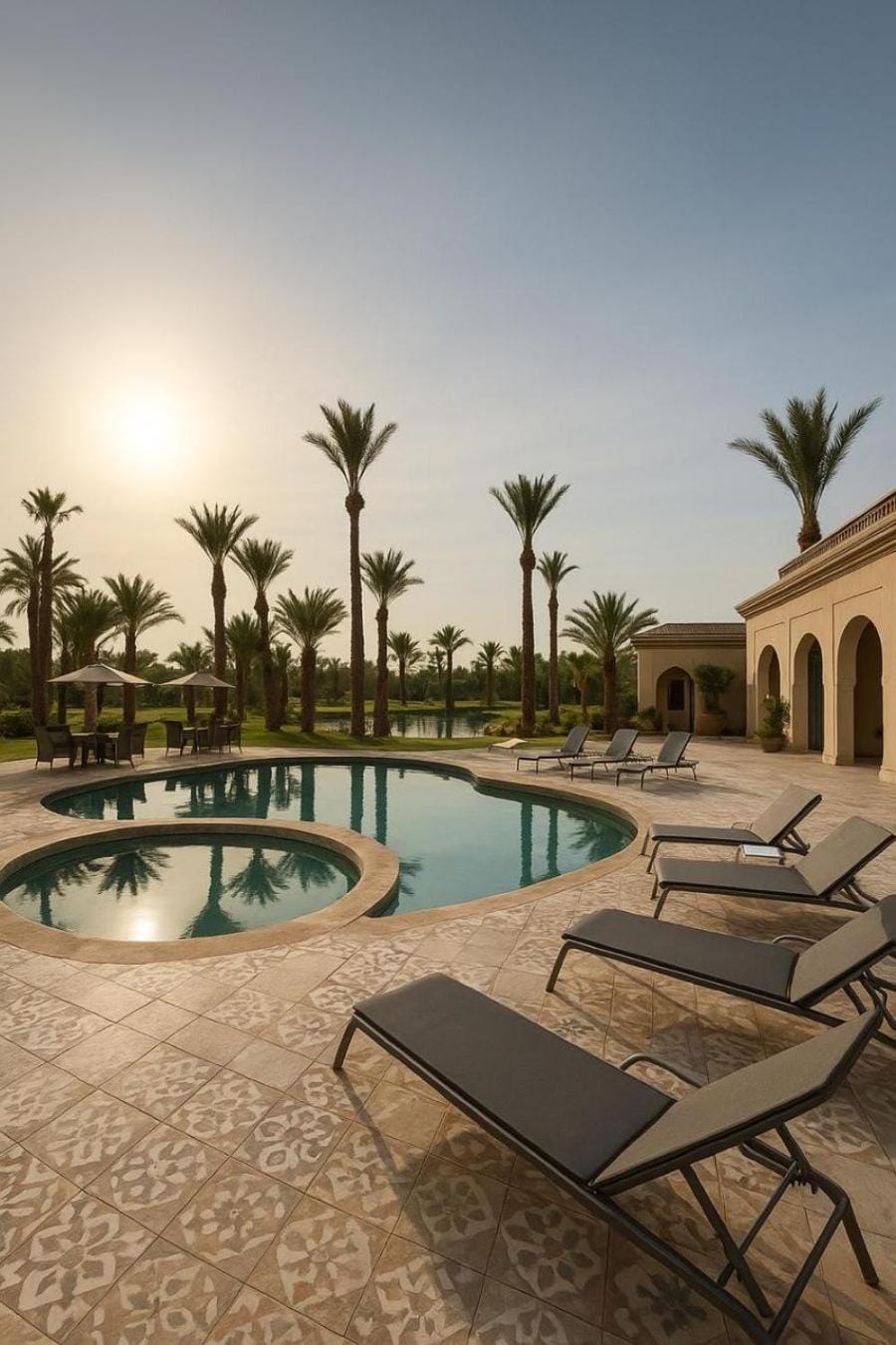 Property building, Swimming pool