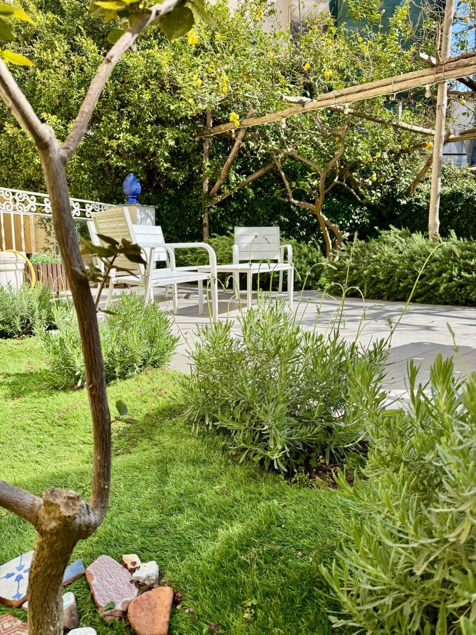MARILISE - La maison blue private garden & terrace Apartment in Campania