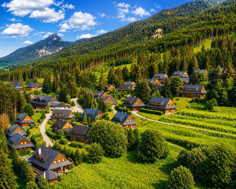 Property building, Nearby landmark, Restaurant/places to eat, Spring, Bed, Off site, Day, Neighbourhood, Natural landscape, Activities, Summer, View (from property/room), Lobby or reception, Hiking, Mountain view, Location, Parking