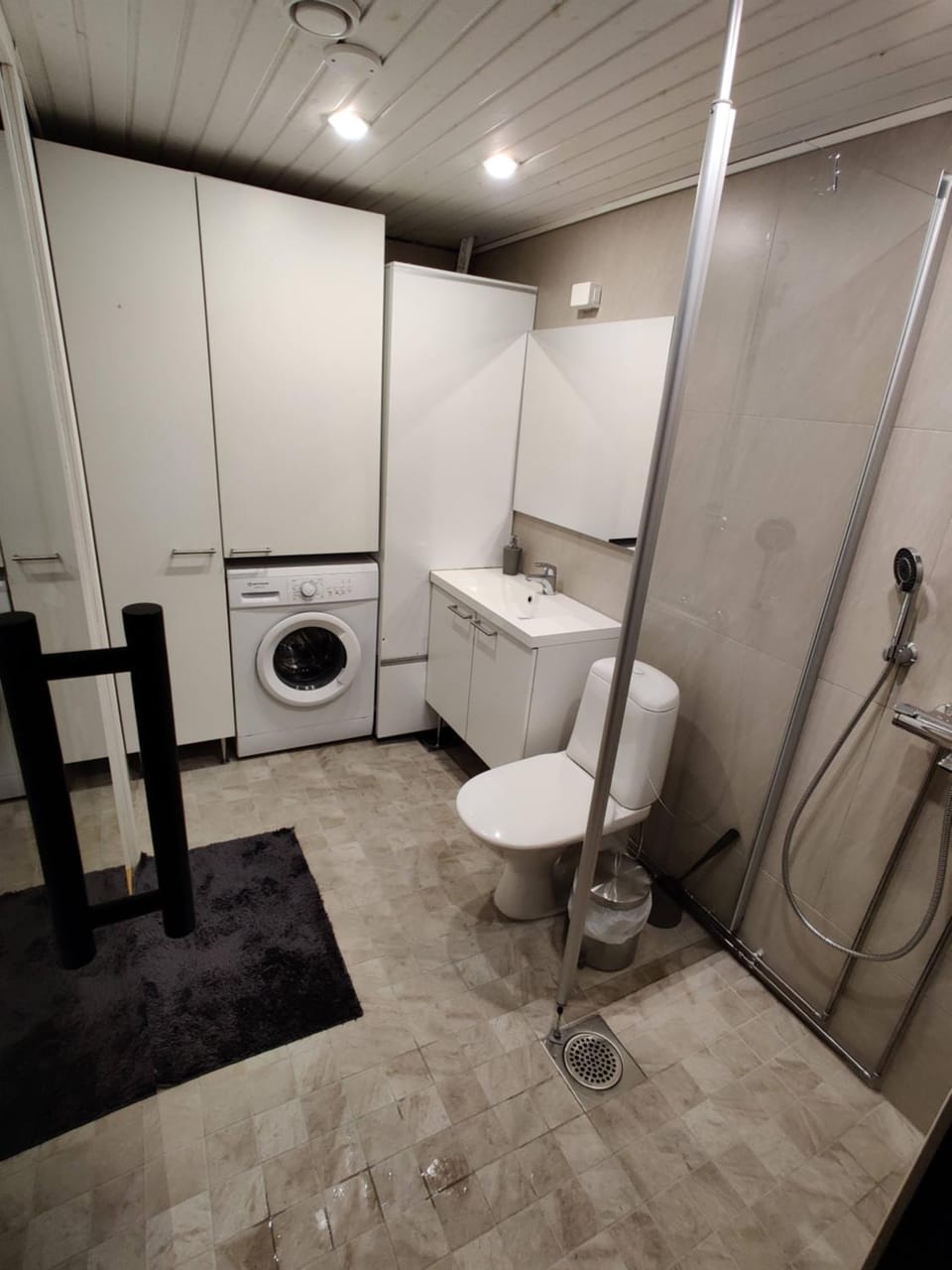 Toilet, Bathroom, washing machine