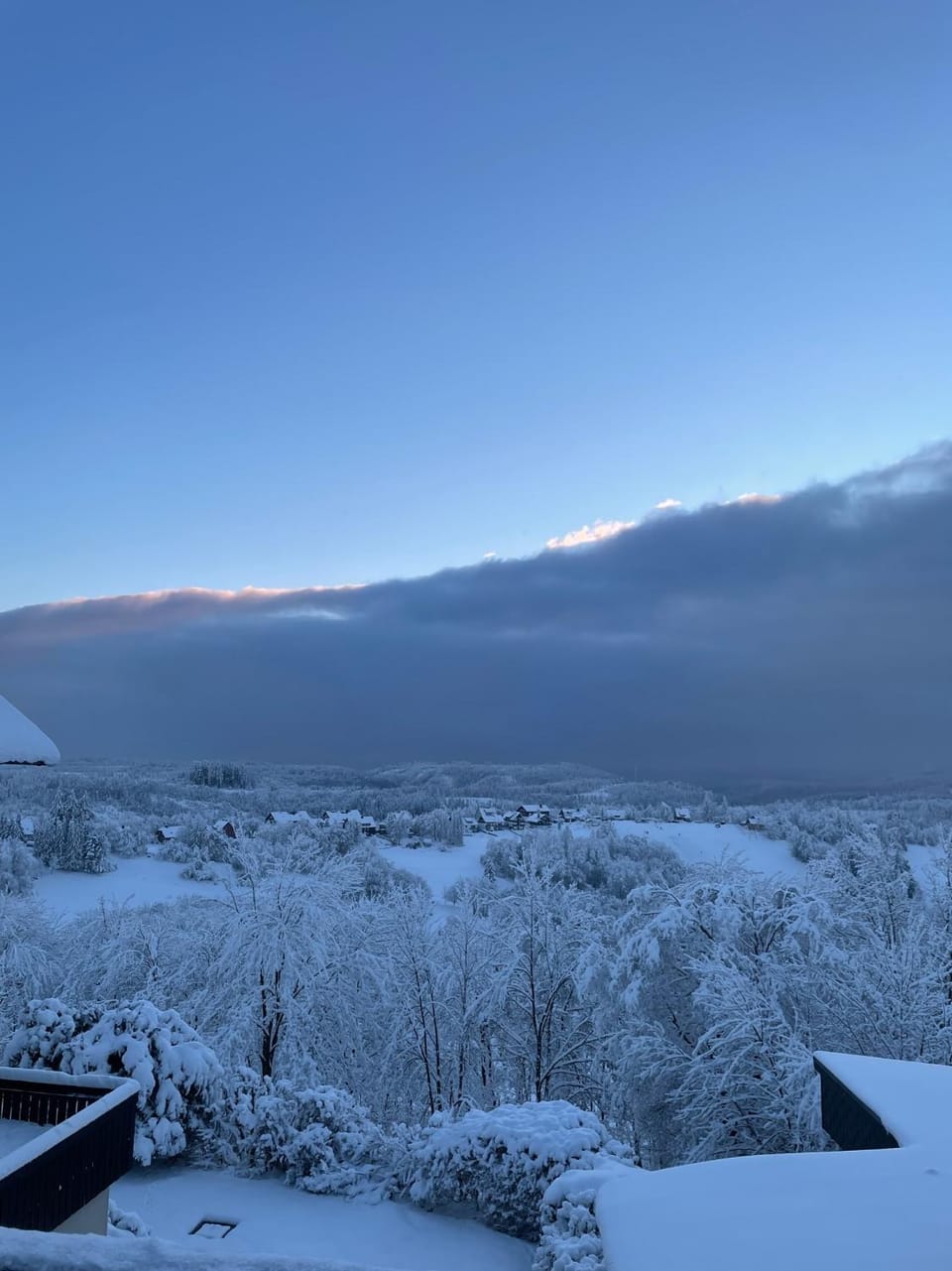 Natural landscape, Winter, Mountain view