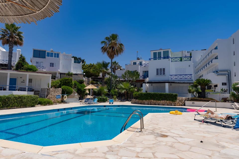 Sea front Villa Kristina House in Paphos District