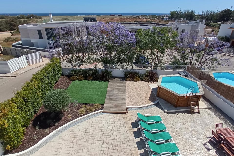 Patio, Natural landscape, Swimming pool