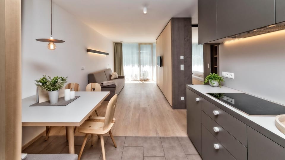 Kitchen or kitchenette, Living room, Dining area, pet friendly, stove