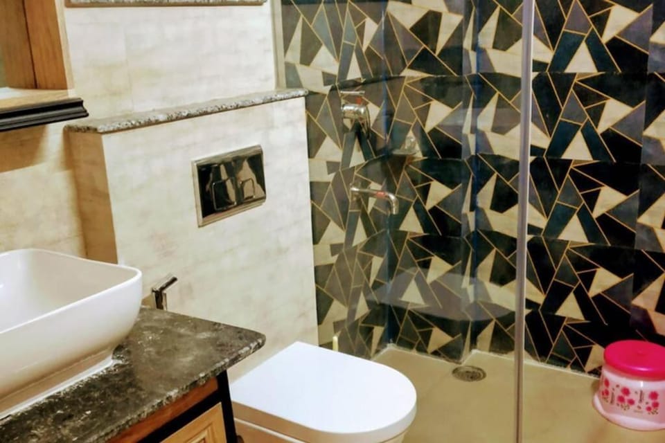 SHORT STAY 3BHK Serviced Apartment (LIFT+Kitchen+3 nights min stay) E Block Saket Apartment in New Delhi