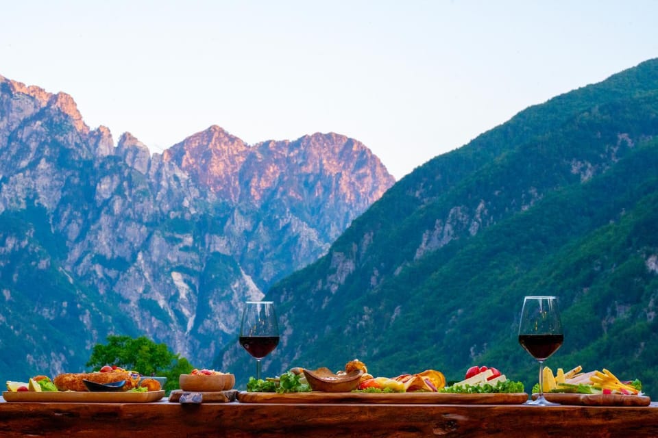 Natural landscape, Food and drinks, Food, Mountain view, Drinks, Alcoholic drinks