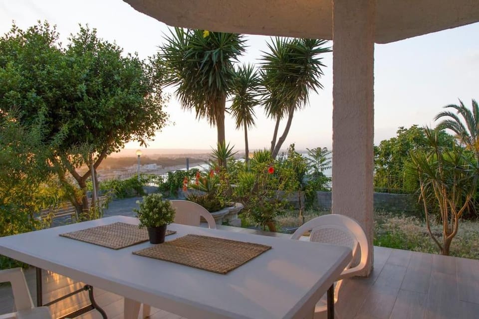 Patio, Natural landscape, View (from property/room), Dining area, Sea view