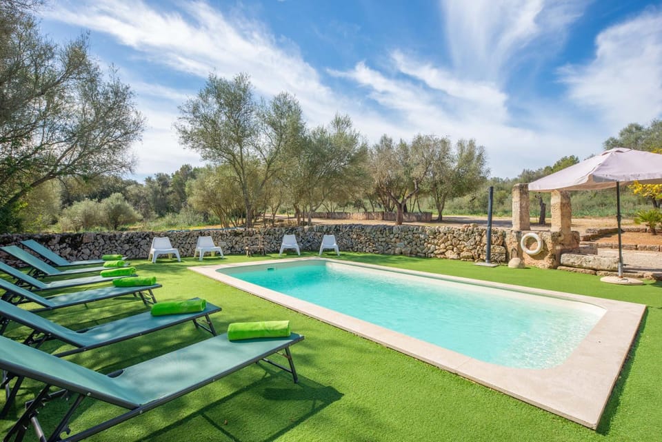 Pool view, Swimming pool, sunbed