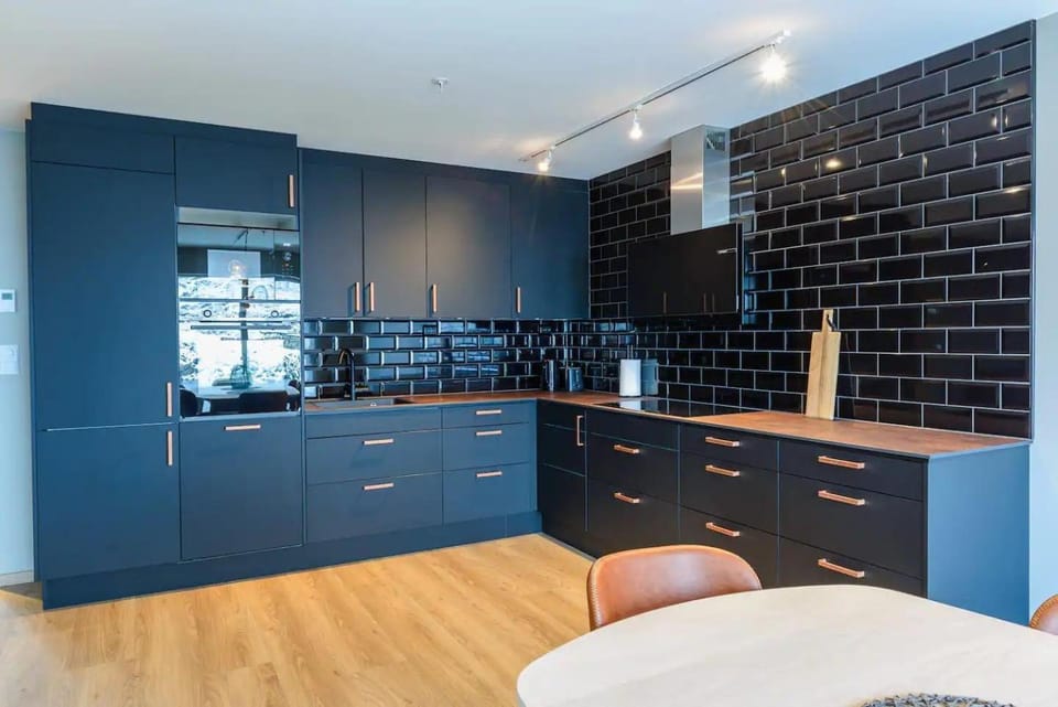 Kitchen or kitchenette, dishwasher, oven, stove, kitchen