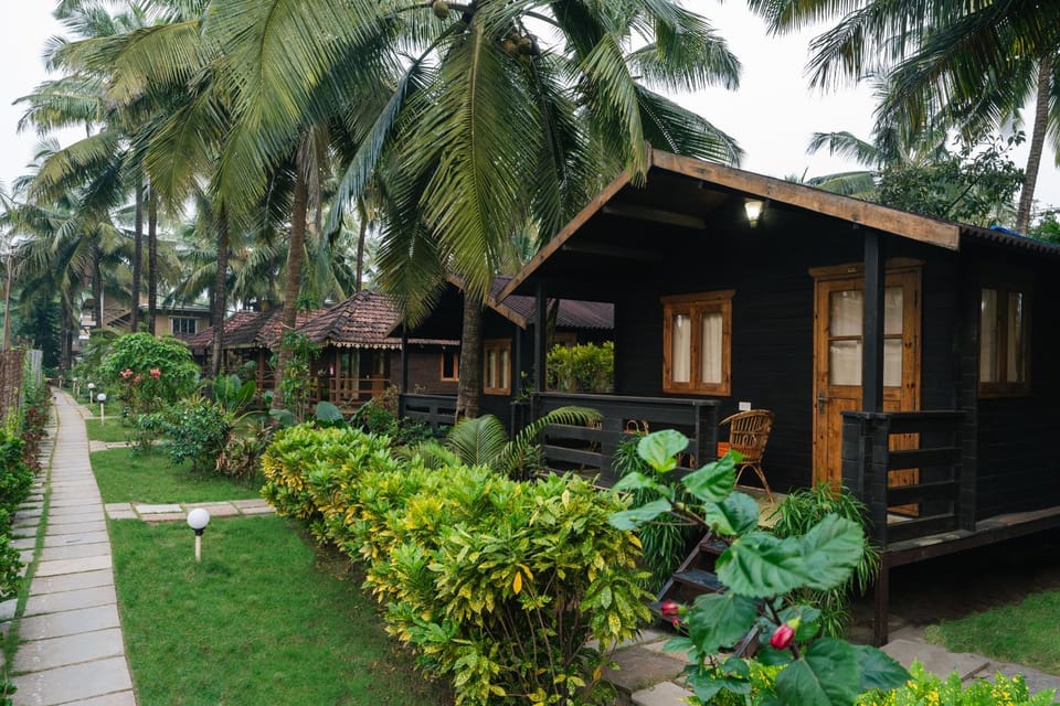 Property building, Garden view