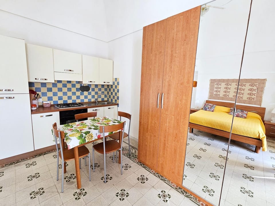 Kitchen or kitchenette, wardrobe