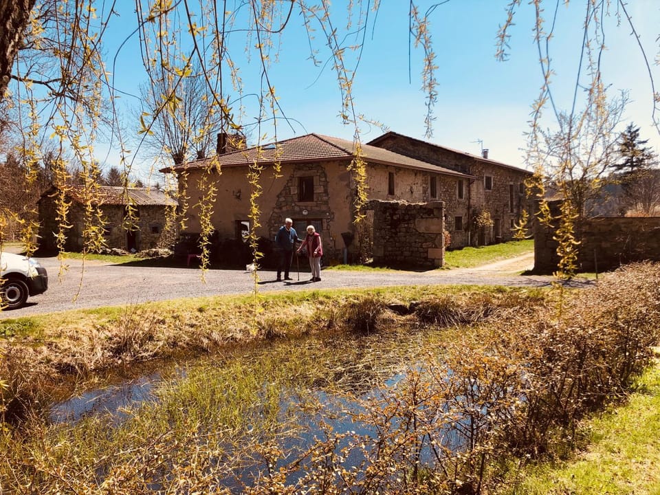Property building, Natural landscape, Garden view