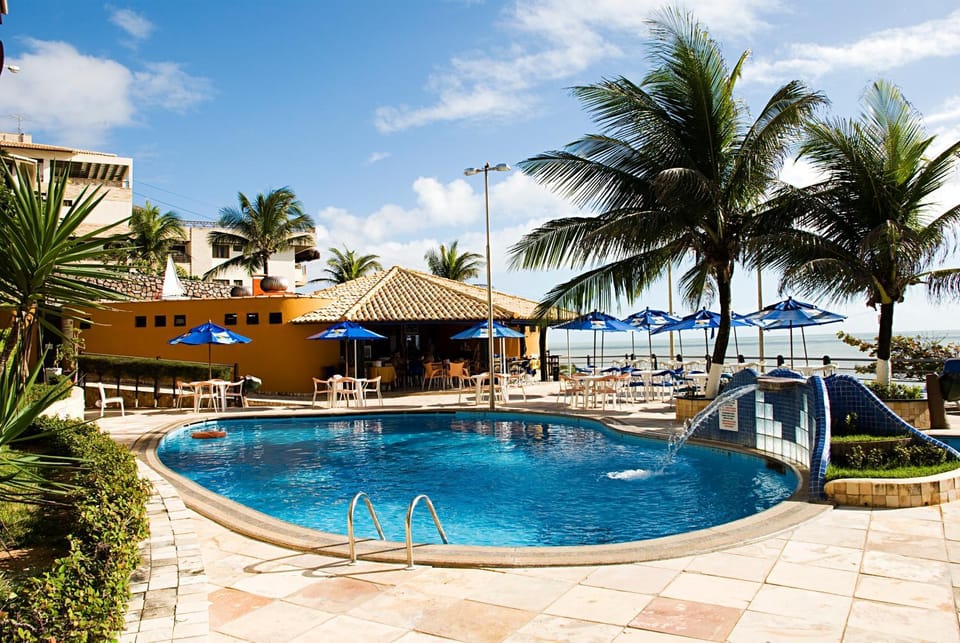 Swimming pool, group of guests