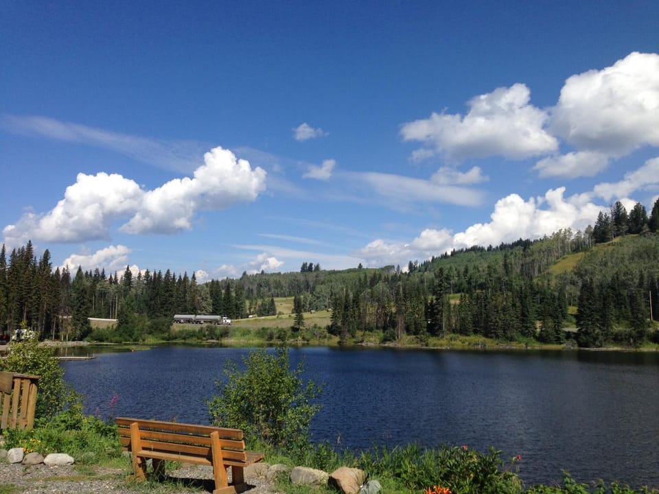 Natural landscape, Lake view