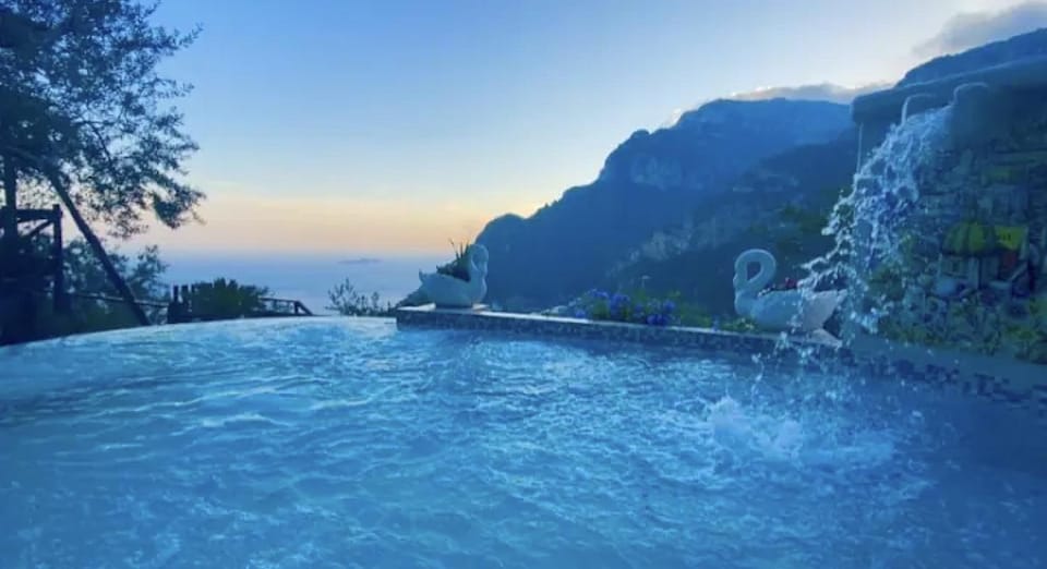 Natural landscape, Mountain view, Pool view, Sea view, Swimming pool