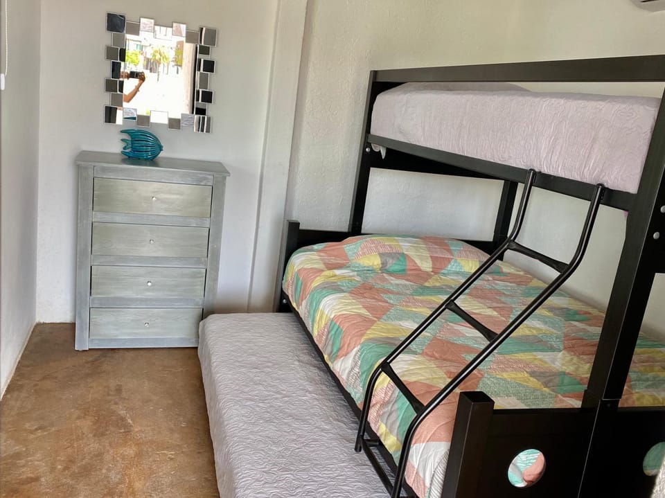 Photo of the whole room, Bedroom, bunk bed