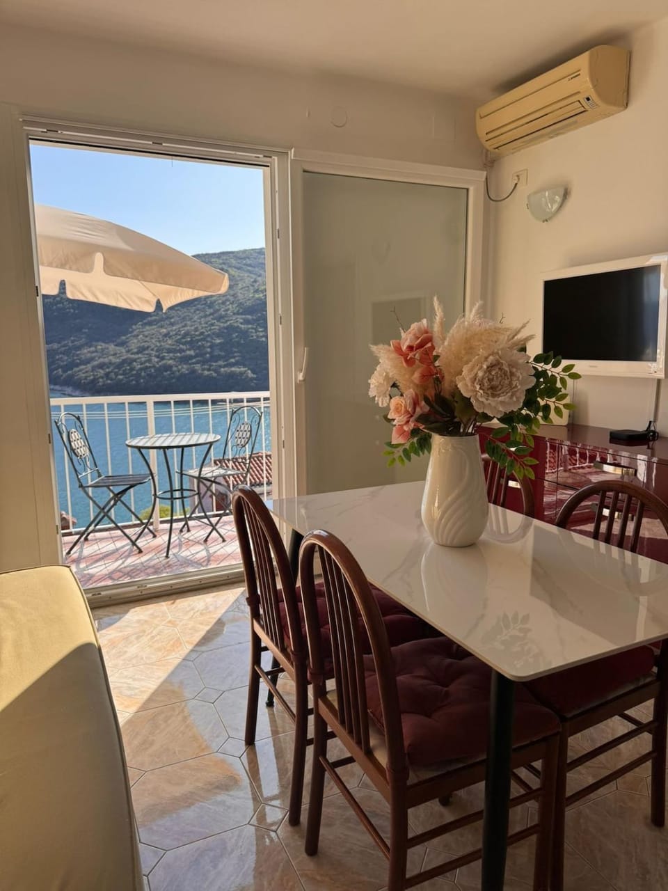 App with beautiful sea view,AC,WiFi 229 Apartment in Istria County