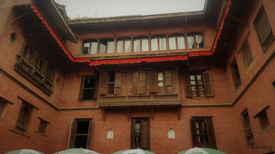 Sunset, Inner courtyard view