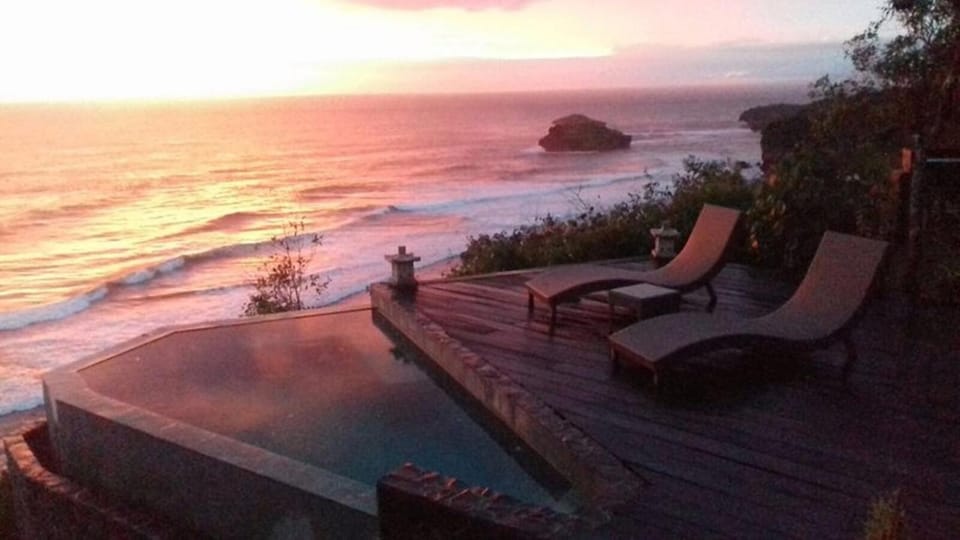 Natural landscape, Beach, Sea view, Sunset