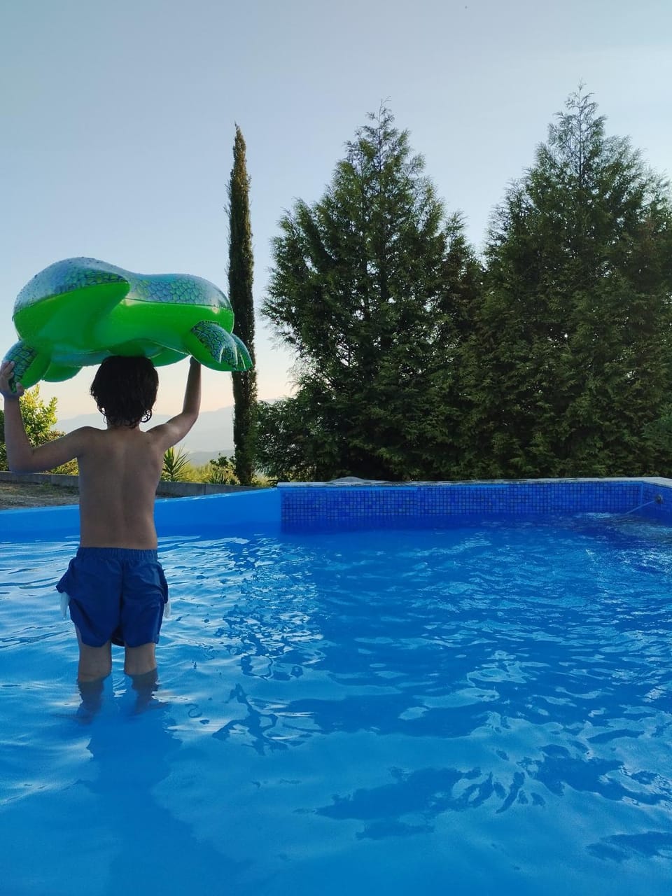 Swimming pool, children