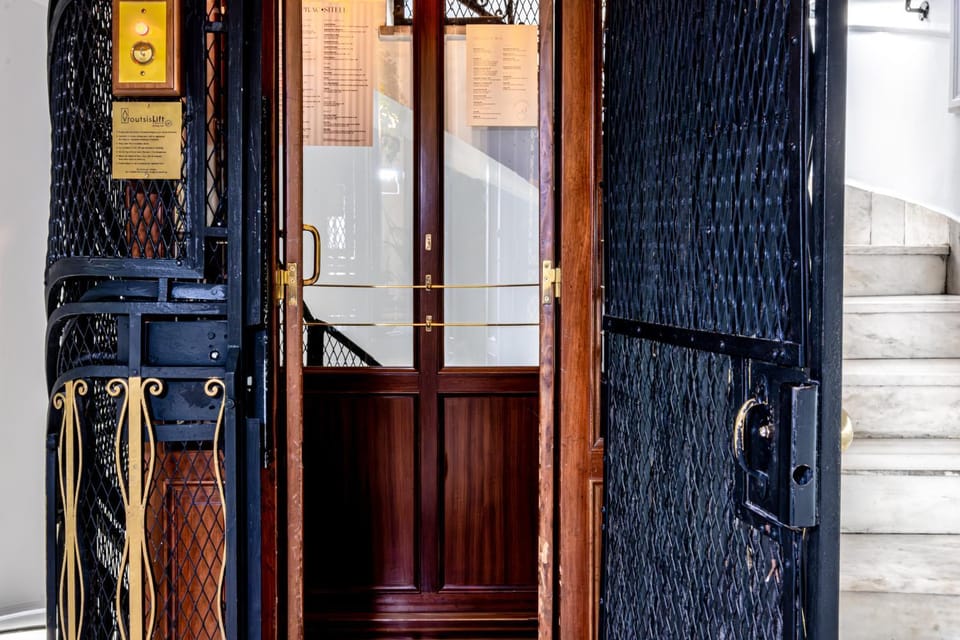 Decorative detail, elevator