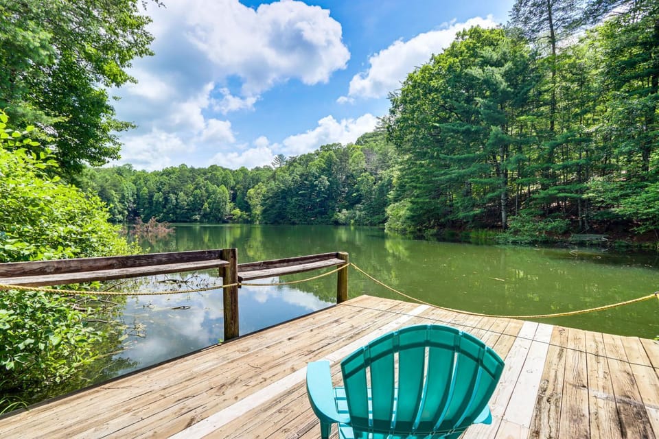 Lakeside Cabin: Game Room, Dock, Orchard, Wineries Cabin in Georgia