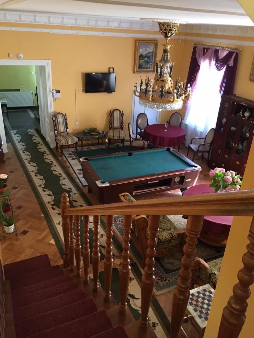 Communal lounge/ TV room, Activities, Activities, Billiard, Banquet/Function facilities, Decorative detail, Floor plan, On site, Guests, Guests, Street view, Area and facilities, Area and facilities