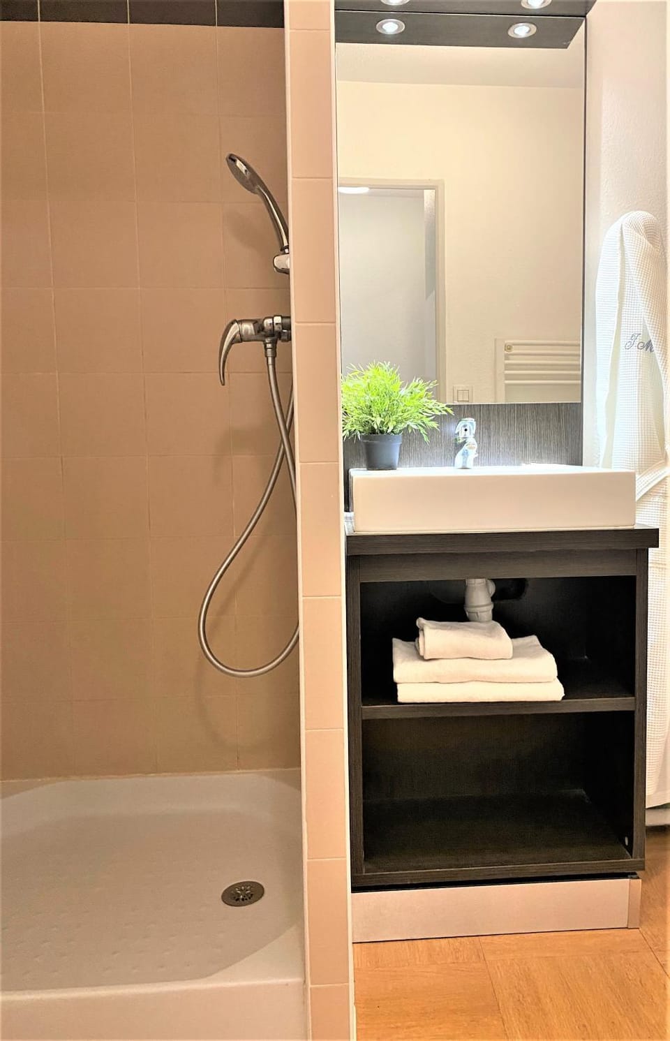 Shower, Bathroom, towels